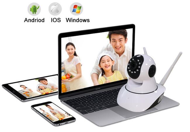 1/1.3/2 Million pixels Intelligent PTZ camera dual antenna wireless ip camera 